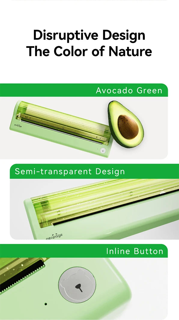 PeriPage P80 Portable Printers Wireless for Travel, Bluetooth Mobile Printer Portable Compatible with Phone & Laptop