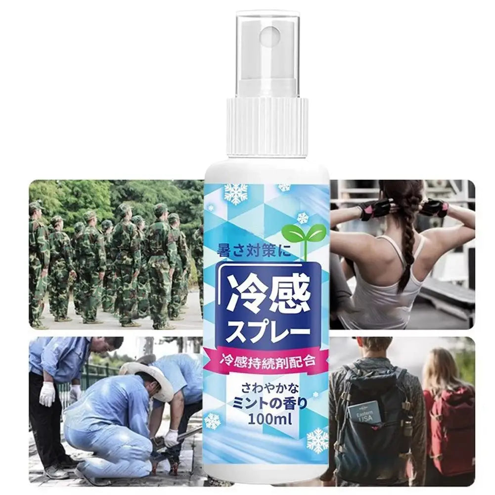 Cooling Spray Outdoor Sun Protection And Cooling Spray,Cooling Spray Students Summer An Excellent Anti-Heat And Cooling Solution