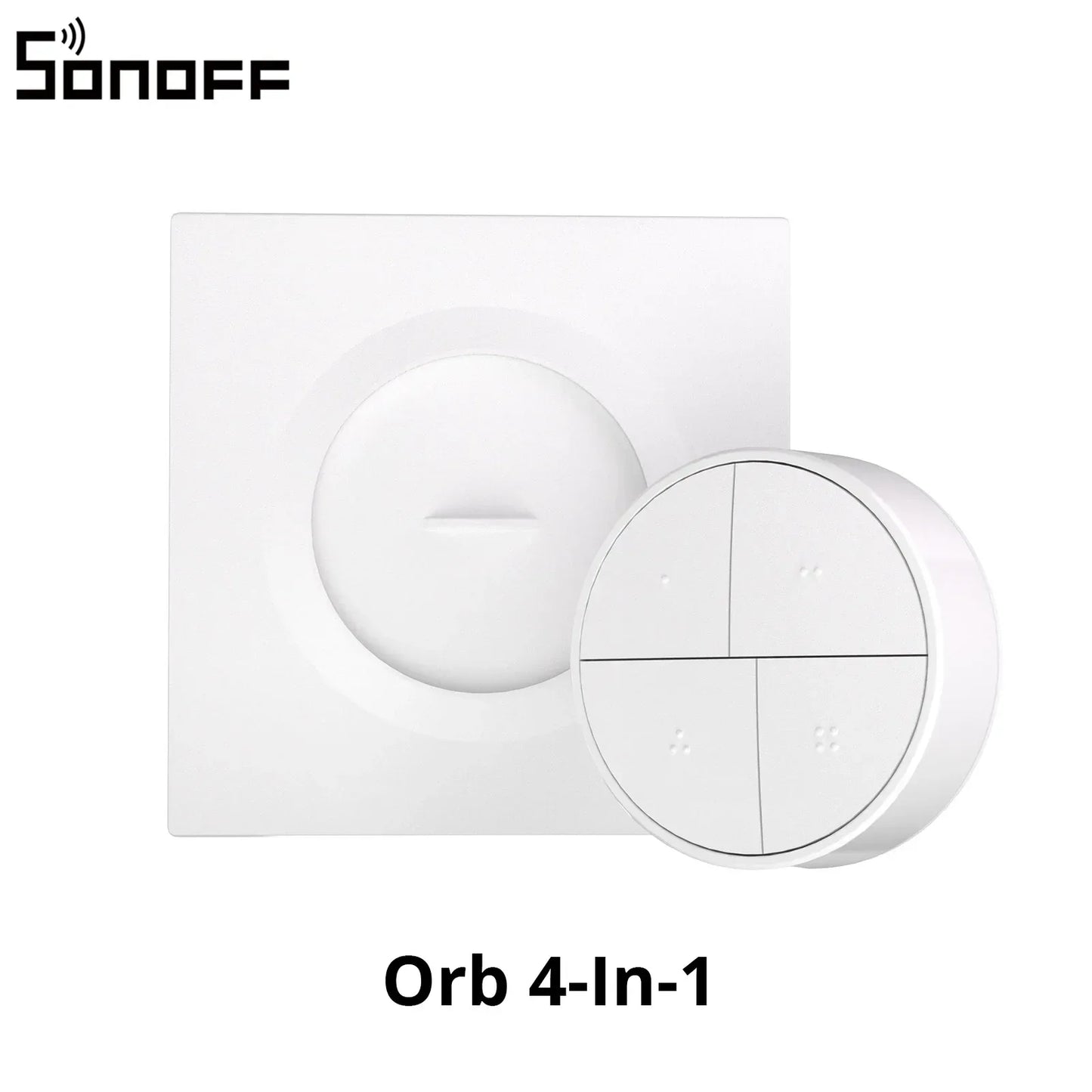 SONOFF Orb 4-In-1 Zigbee Smart Scene Button Split Magnetic Design Zigbee & eWeLink-Remote Dual Protocol Multiple Trigger Actions
