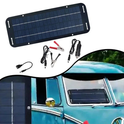 Monocrystalline Solar Cells Solar Battery Trickle Charger 12V Olt Power Solar Panel Solar Battery Charger Car Van Boat Kit