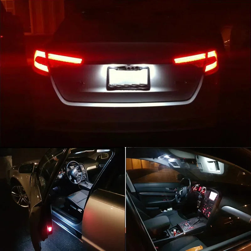 BADEYA 10Pcs Canbus LED Interior Map Dome Trunk Lights Kit For Nissan NV350 2012 2013 2014 2015 2016 2017 Car Led Bulbs No Error
