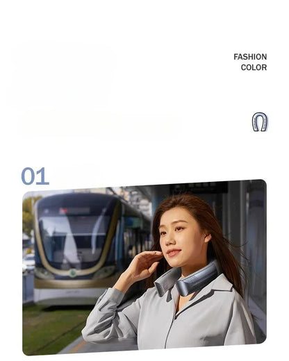 New hanging neck refrigeration mini air conditioner portable portable small electric fan lazy long battery life wearable