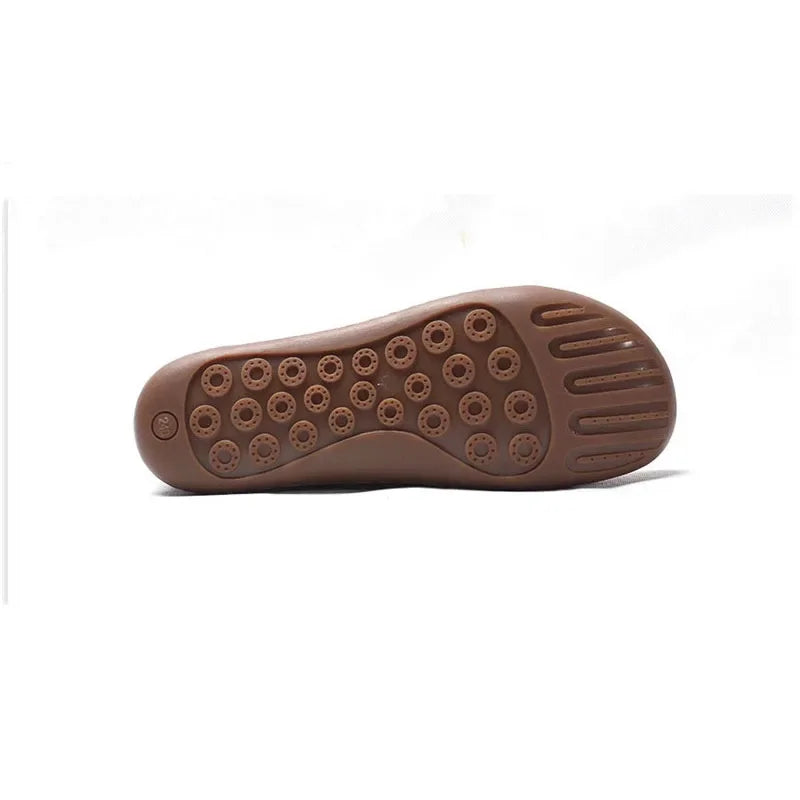 MVVJKE Women Shoes Flat 100% Authentic Leather Plain toe Lace up Ladies Shoes Flats Woman Moccasins Female Footwear
