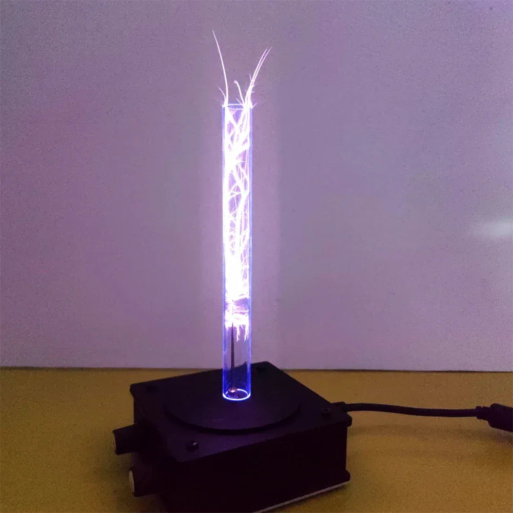 Flat tesla coil 10cm arc Bluetooth Square Wave Music Technology Gift Desktop Ornament