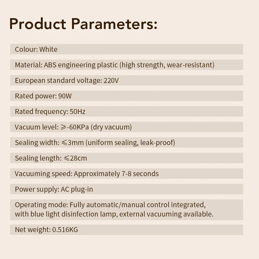 Impulse Sealer Manual Heat Sealer Machine for 8 inch Plastic Bags, Shrink Wrap Bag Sealers Vacuum Sealer Packaging Machine