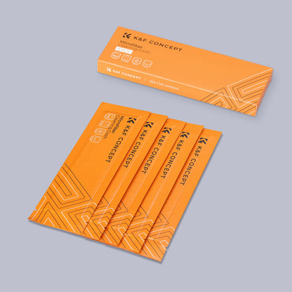 K&F Concept 5Pcs 15cmx15cm Lndividually Vacuum Wrapped Microfiber Cleaning Cloths For Camera Lens Glasses Phones LCD Screens