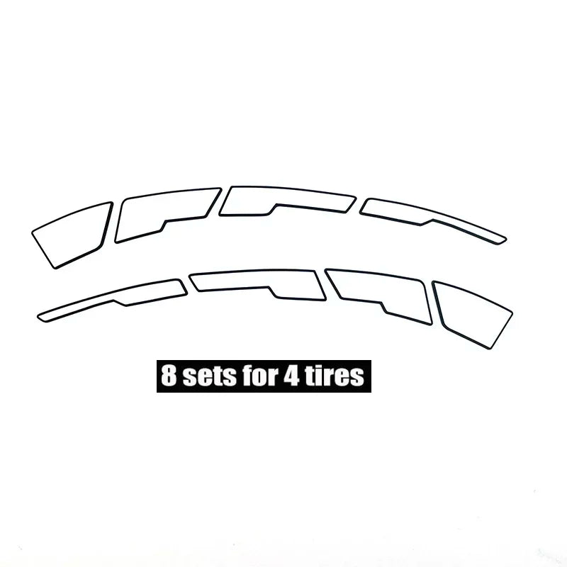 3D Car Tire Wheel Sticker Car Universal 3D Logo Auto Motorcycle Tire Stickers Personalized Car Styling Wheel Label Accessories