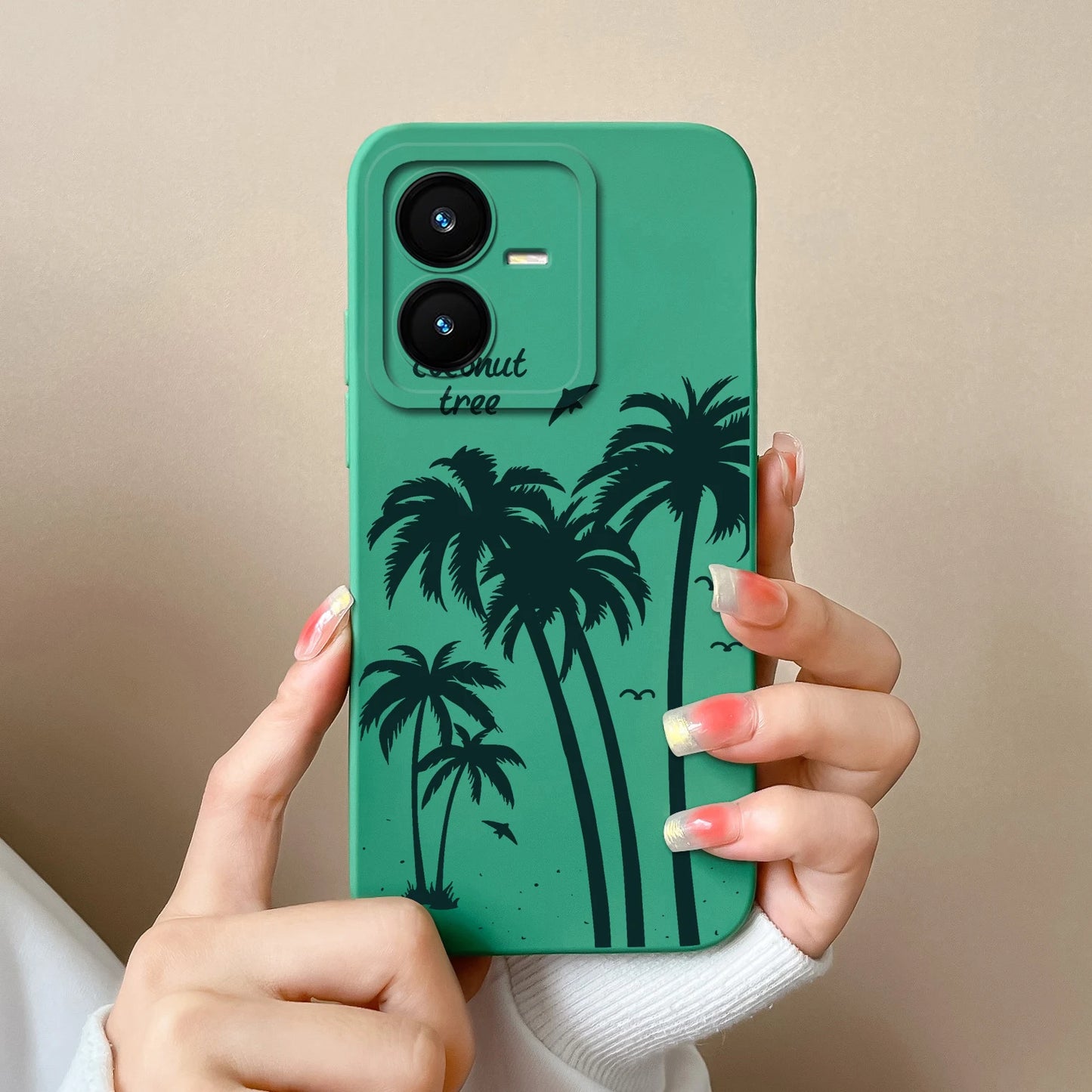 Case For Vivo Y22 Y22S Cover Camera Lens Protector For Vivo Y 22 Soft Liquid Silicone Cartoon Phone Back Covers For Women Man