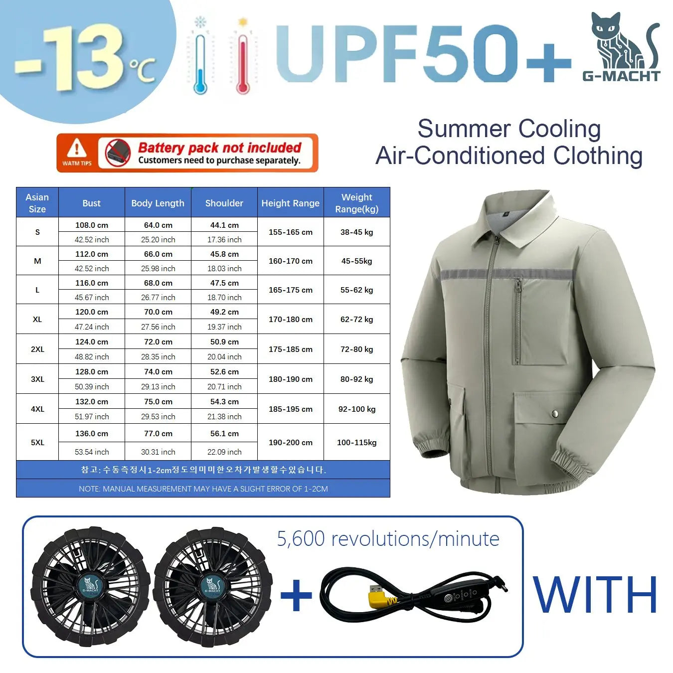 Summer 4 Fans Air Conditioning Cooling Vest Men Women Ultralight Outdoor Jacket Sun Protection Windbreaker Travel Fishing Sports