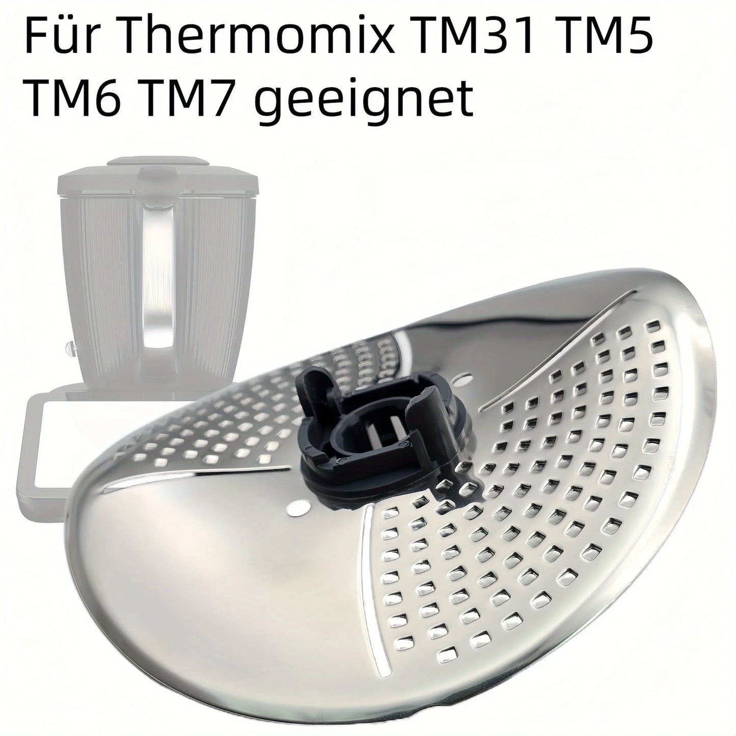 TM7 Protective Cover Peeler Cutter, Blade Cover Attachment for Thermomix TM6 TM5 TM7 Vegetables Stainless Steel, Kitchen Accesso
