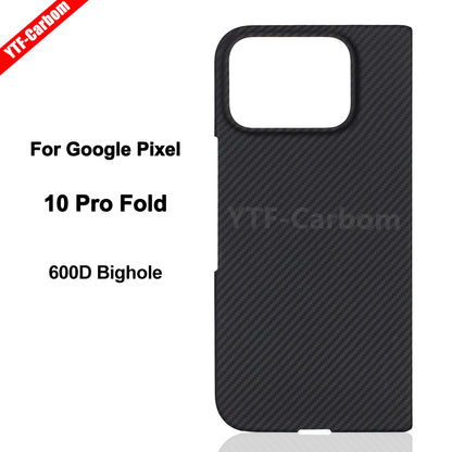 YTF-Carbon new style for Google Pixel 10 Pro fold Kevlar carbon fiber hinge protection cover ultrathin 10 Pro fold phone case