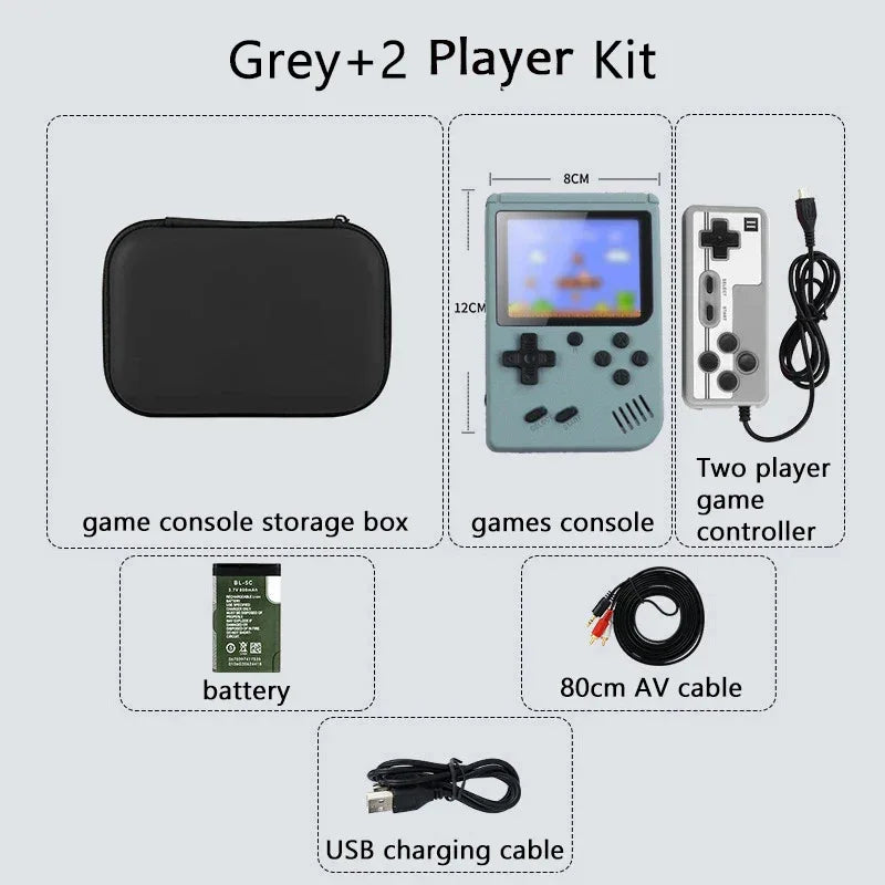 portable Built-in 500+ Classic arcade retro games Console for Gameboy Output Emulator TV 5 inch Video Game Handheld Game Player