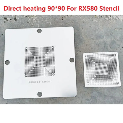 BGA Reball Stencil For RX580 RX580G 215-0876205 215-0876184  215-0909018 215-0910038 215-0910066 215-0910052 Graphics Chip Ball