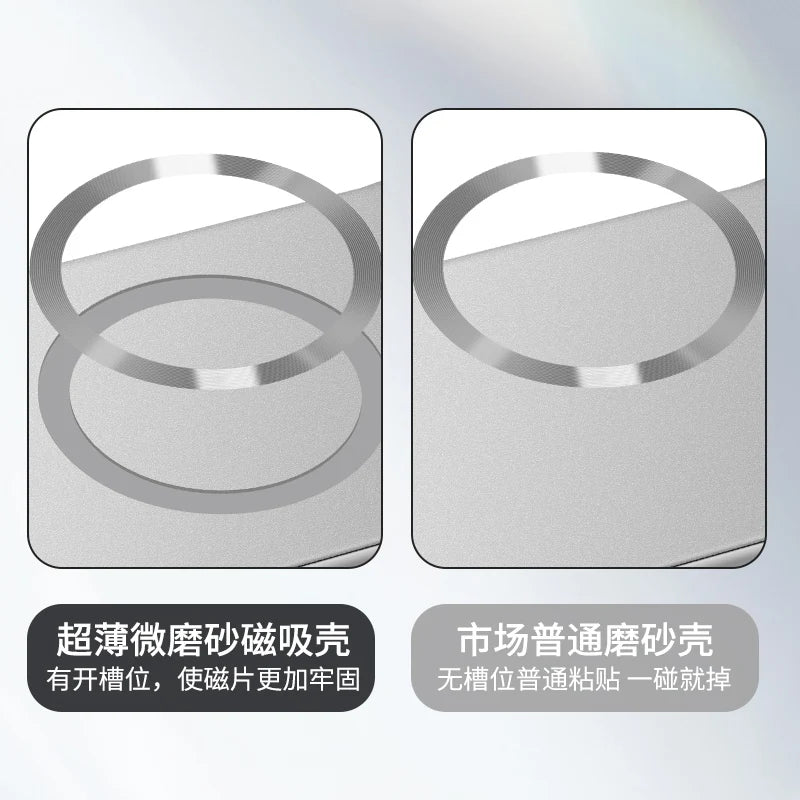 New Slim Thin Matte Metal Painted PC Magnetic Case For Magsafe iPhone 17 Air 17 16 15 14 13 12 Pro Max Plus Frameless Cover