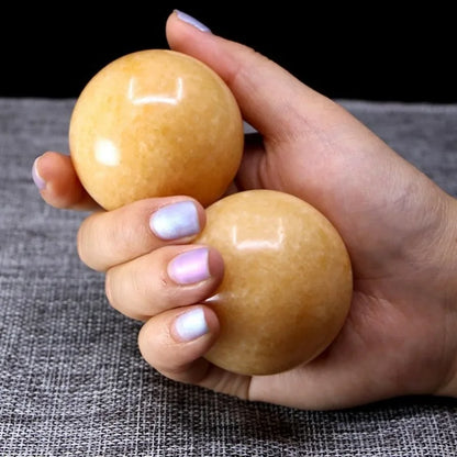 5cm Jade Hand Massage Ball for Finger Training and Flexibility Ball for Elderly Hand Training and Fitness Handball