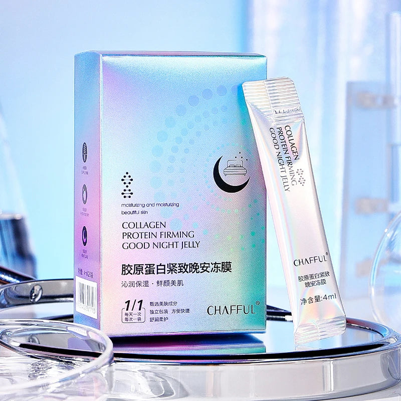 20pcs Collagen Sleeping Facial Masks Anti Wrinkles Moisturizing Anti-aging Firming Collagen Masks Face Mask Facial Skin Care
