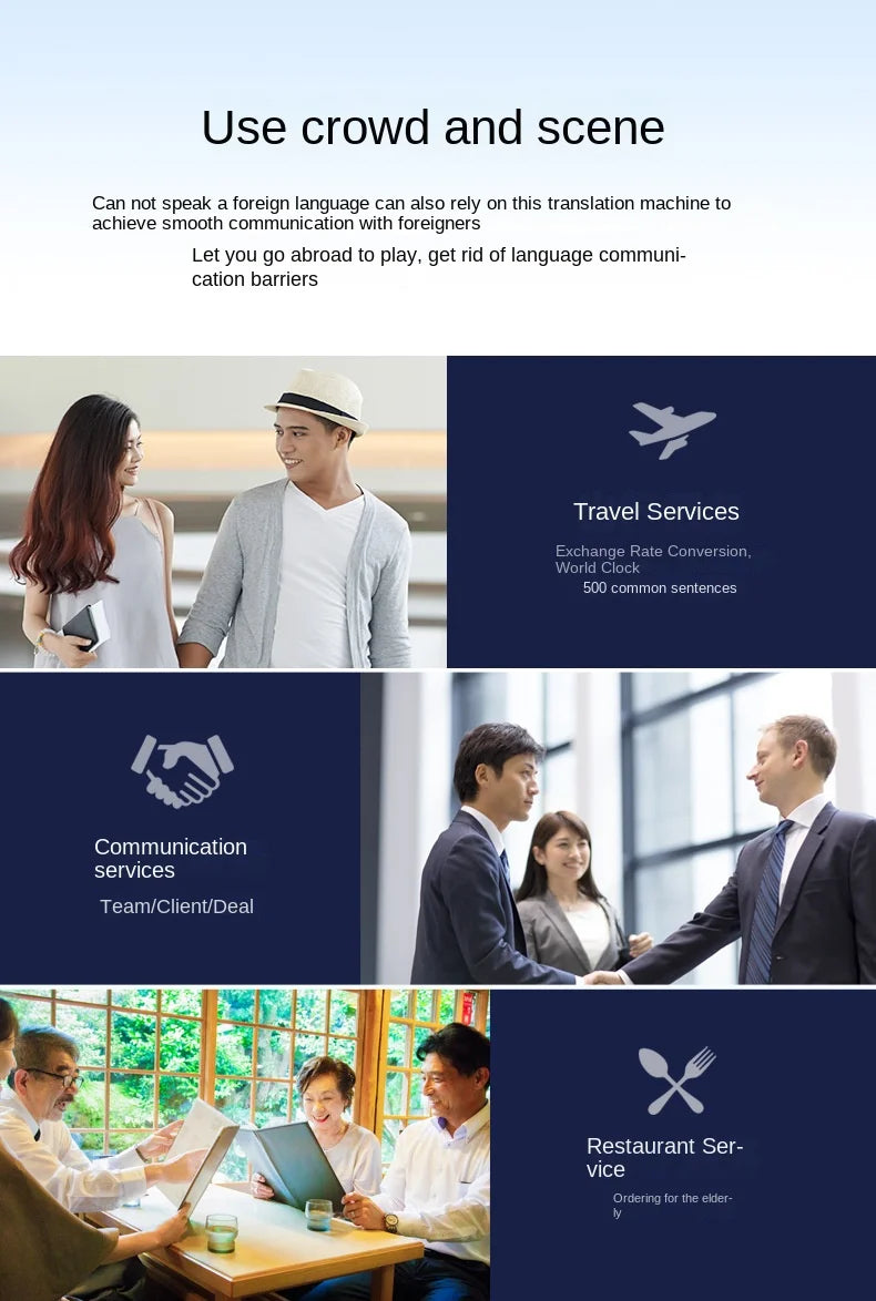 Smart Translator Z9 Global Languages Voice Intelligent Online Translation Machine Speech Translate Device Support 4G SIM Card