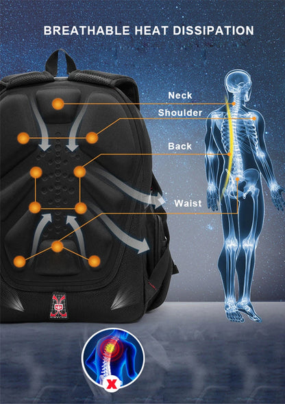 Waterproof 15.6/17.3 Inch Laptop Backpack Men USB Charging Swiss Backpack Travel Women Rucksack Male Vintage School Bag Mochila