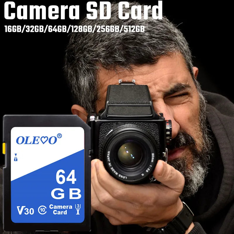 SD Card Class 10 16GB 32GB Memory Card 64GB 128GB 256GB 512GB Memory Card For Camera SRL