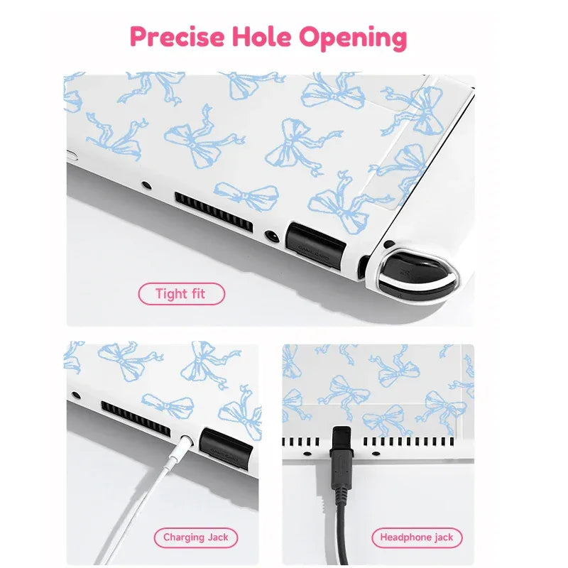 This protective case for Switch NS/OLED，durable TPU，shockproof and drop-proof soft shell，the best choice for Switch players