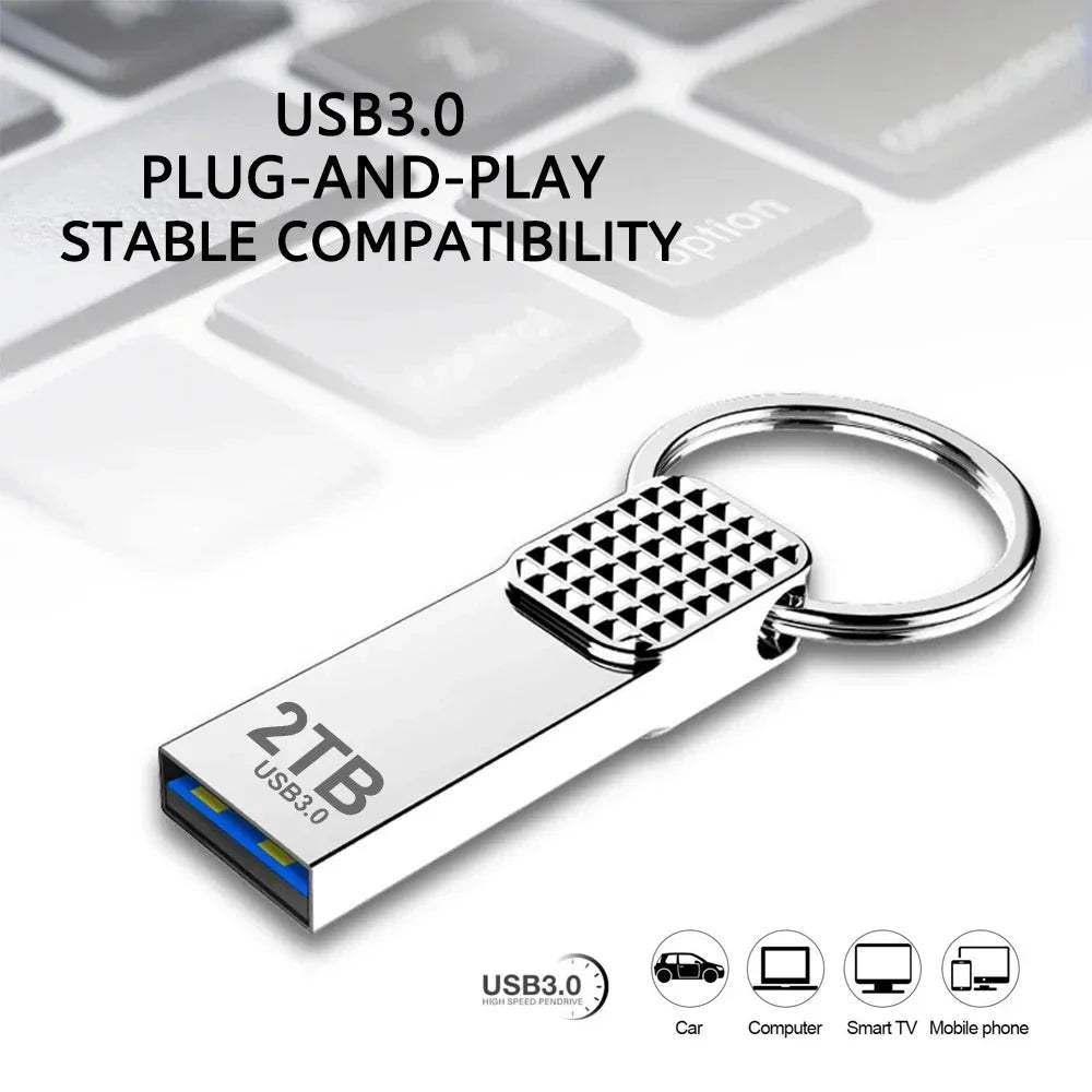 High Speed USB 3.0 Pendrive 64GB 32GB Memoria USB Memory Stick Pen Drive USB Flash Drives Waterproof U Disk 128GB 512GB ITB 2TB