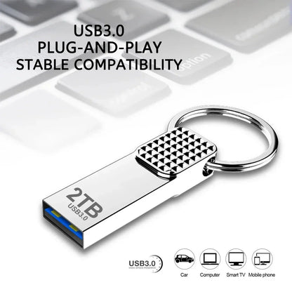 High Speed USB 3.0 Pendrive 64GB 32GB Memoria USB Memory Stick Pen Drive USB Flash Drives Waterproof U Disk 128GB 512GB ITB 2TB
