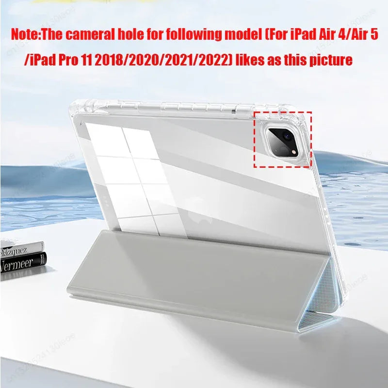 For iPad Air 6 7 11 inch Case 2025 2024 iPad Pro 11" 13" Funda iPad A16 11th 10th 10.2 9th Generation Pro 12.9 6th 5th 4th Cover