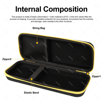 Mini Portable A4 Printer Handbag Storage Case Made Of EVA Large Capacity for A40 Tattoo Printer Peripage Travelling Carry Bag