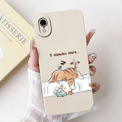 For iPhone X XR XS SE 2020 Case iPhoneX Liquid Soft Silicone Case For iPhone x s XR Back Cover For iphone se 2020 Phone Bumper