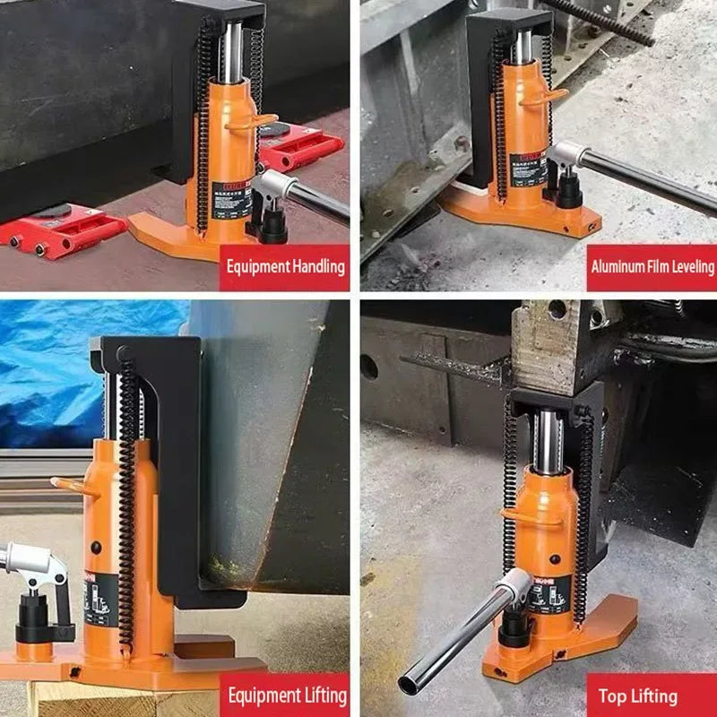Hand Lifting Hydraulic Jack Claw Elevator 5T Duckbill Vertical Span Roof Pressure Heavy Low-level Car Jacks & Lifting Equipment