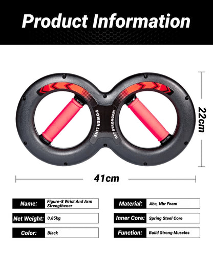 Hand Strength Grip Trainer Multifunction Forearm Force Fitness Springs Power Wrist Arm Exerciser Of 8 Shape Strengthener Equipme