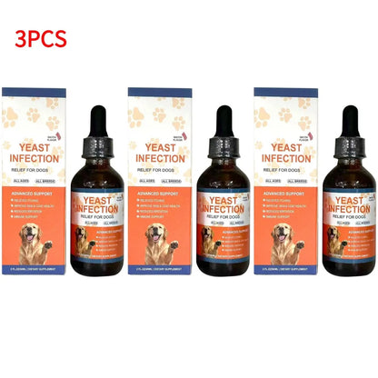 60ML 3Kinds Dog Pet Drops Gentle Care Supplement To Maintain Healthy Coat and Skin for Dogs Herbal Drops PET CARE