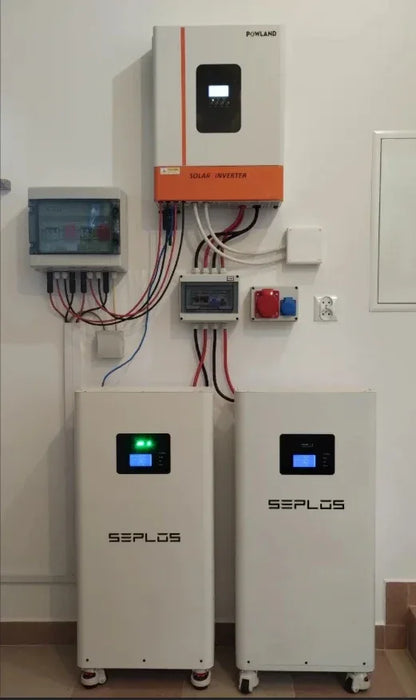 EU Stock 3.0 Seplos Kits Lifepo4 Battery 48V 280AH 310AH 320AH Power Bank Stand Battery Box 2A Balance  Rechargeable Solar