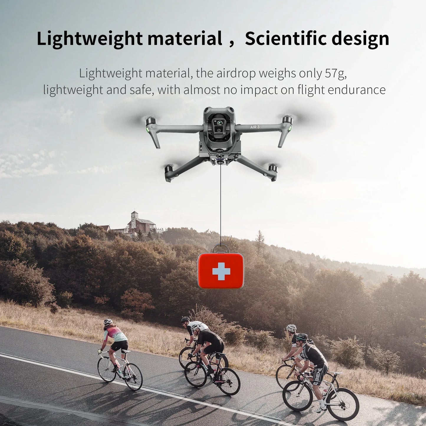 Airdrop System For DJI Air 3S/Air 3 Proposal Delivery Device Dispenser Thrower Dropping Transport For DJI Air 3 Accessories