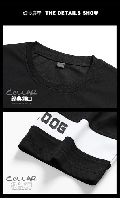 Hip Hop Loose Mens Streetwear T-shirts Casual Classic 2025 Summer Short Sleeves T Shirt Black White Tshirt Tees Oversize 5XL