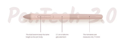 Huion Inspiroy 2 S H641P Graphics Tablets 6.3x3.9 Inch Digital Drawing Pen Tablet 6 Express Keys Support Android Mac Windows