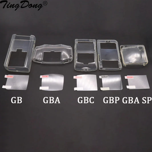 1Pc Transparent Case Cover For GBC GBA GBP GBA SP Protective Cover For Nintend Gameboy GB Silicone Soft Crystal Shell
