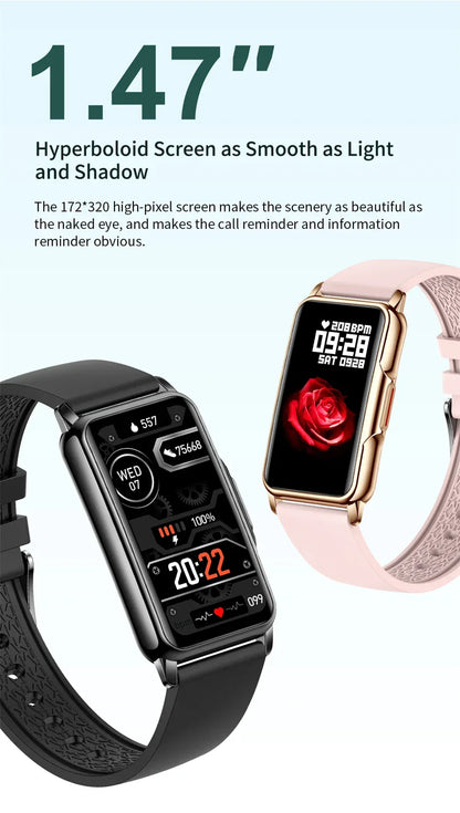 Bluetooth Connected Phone Smart Watch Women Men Music Fitness Sports Bracelet Sleep Monitor Man Waterproof Smartwatch Women+Box