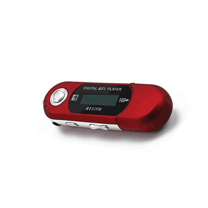 MP3 Mini Player Support 32G TF Card Flash Drive Lightweight LCD Music Player 3.5mm Audio Jack One Finger Control with Card Slot