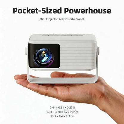 AUN Y3 MINI Projector Home Theater LED Portable 3D Video Smart TV Cinema Game Wired Mirror IPhone For Full HD 4K Video Via HDMI