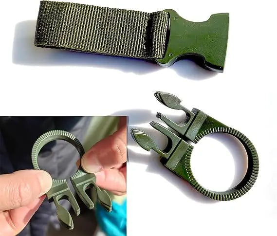 1/2/5pcs Hanging Bottle Buckle Clip Carabiner Portable Water Bottle Holder Clip Belt Backpack Hanger for Outdoor Camp Hiking