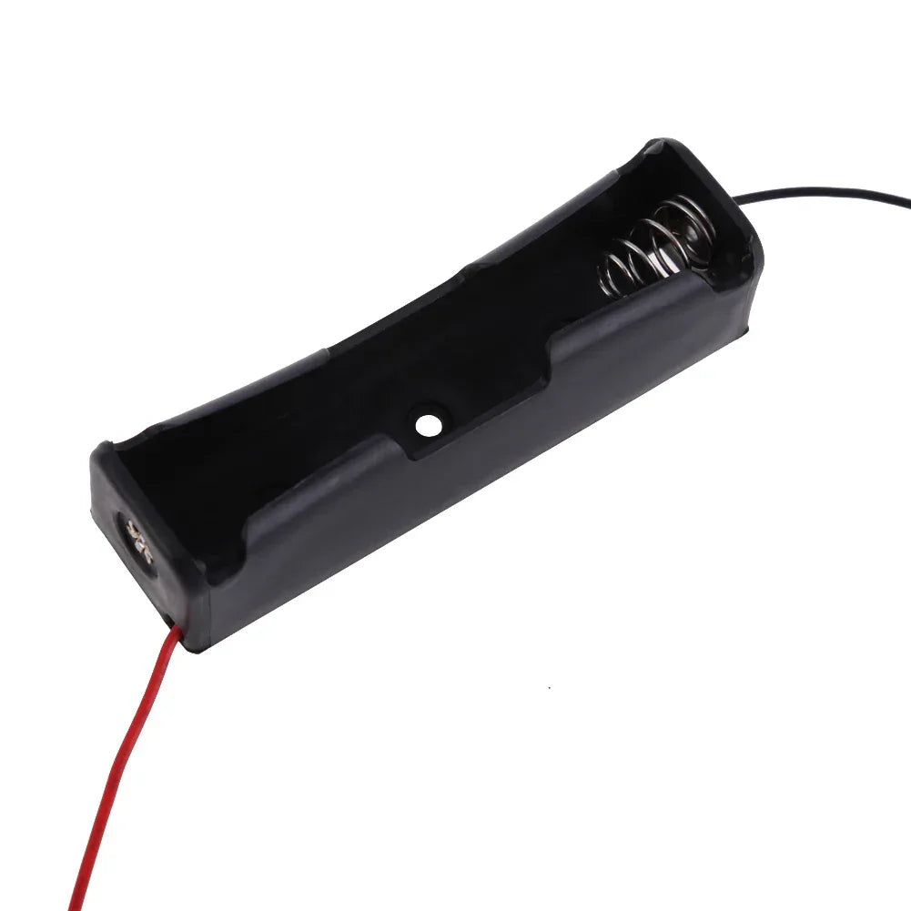 10PCS 1 Slots 18650 Power Bank Cases 1X 3.6V-4.2V 8650 Battery Holder Storage Box Case Battery Container With Wire Lead