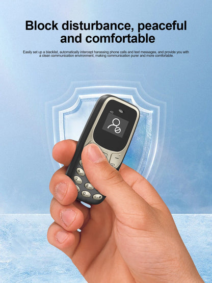 SERVO BM10 Mini Mobile Phone 2G GSM/4G LTE Speed Dial Call Recording MP3 Player Blacklist Dual SIM Standby Smallest Cellphones