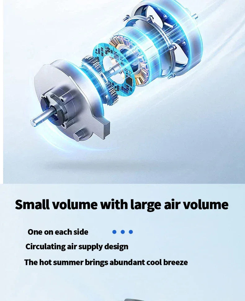 21v Air conditioner fan Clothing Fan Cooling Fan Personal Air Conditioning for Summer Heat Relief cooling clothing accessories