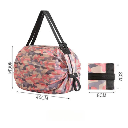 Foldable Eco-friendly Waterproof Storage Bag Portable Handbag for Travel Shopping Bag Travel Essentials Extra Large Capacity