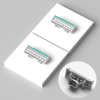 Colorlamb Whale Shape Women Razor with 5 Layer Skincare Soap Blades for Shaving Body Hair Removal Tool Safe Cleaning Shaver