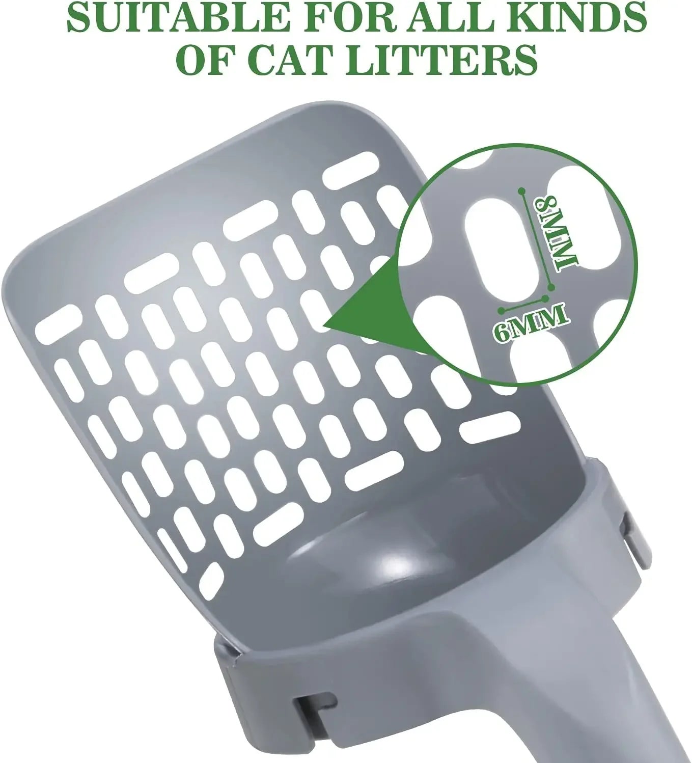 Cat Supplies Cat Litter Scoop with Refill Reusable Pet Cleaning Tool Cat Toilet Waste Cleaner Cat Litter Box Special