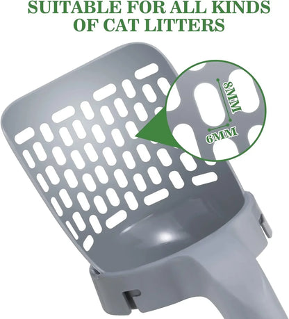 Cat Supplies Cat Litter Scoop with Refill Reusable Pet Cleaning Tool Cat Toilet Waste Cleaner Cat Litter Box Special