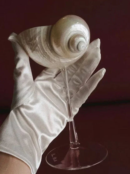 Nordic Handmade Natural Conch Shell Wine Glass Creative Party Drinking Set Ladies' Niche Champagne Glasses Bar High-end Utensils