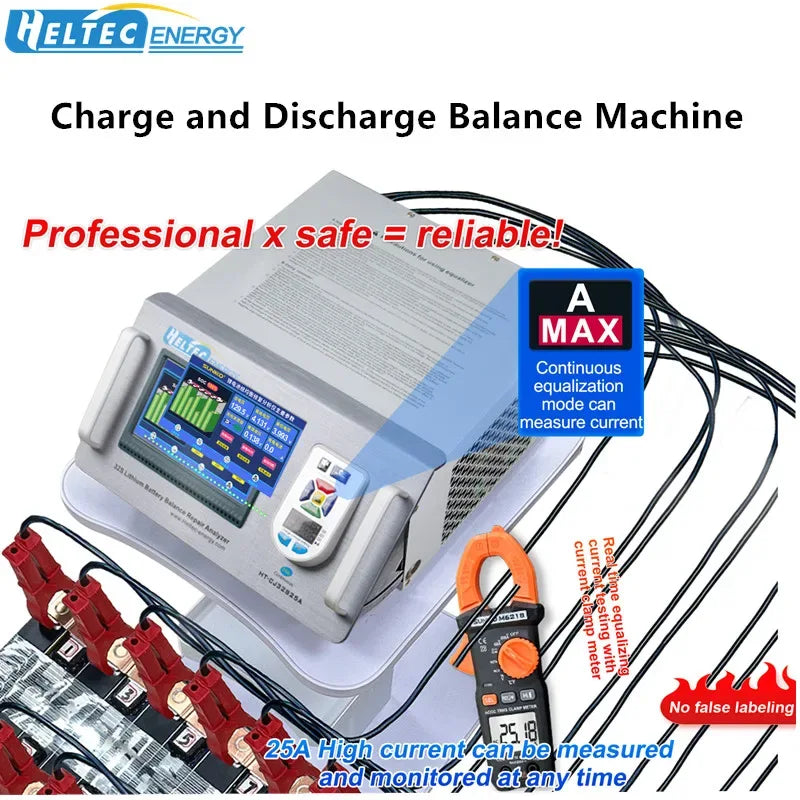 Heltec 2s-24s 32S battery automatic equalizer 4A7A Electric vehicle/Car Battery voltage balance 32s WIFI 25A Repair equipment